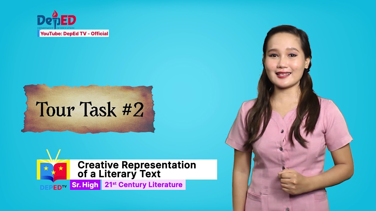SHS 21st CENTURY LIT Ep7: Creative Representation of a Literary Text background