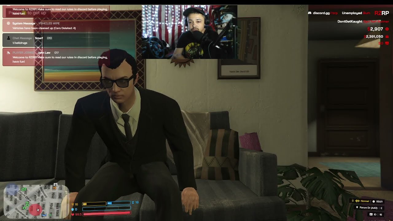 REDZONE RP | FIVEM GTA |MAFIA THE DON IN TOWN | background