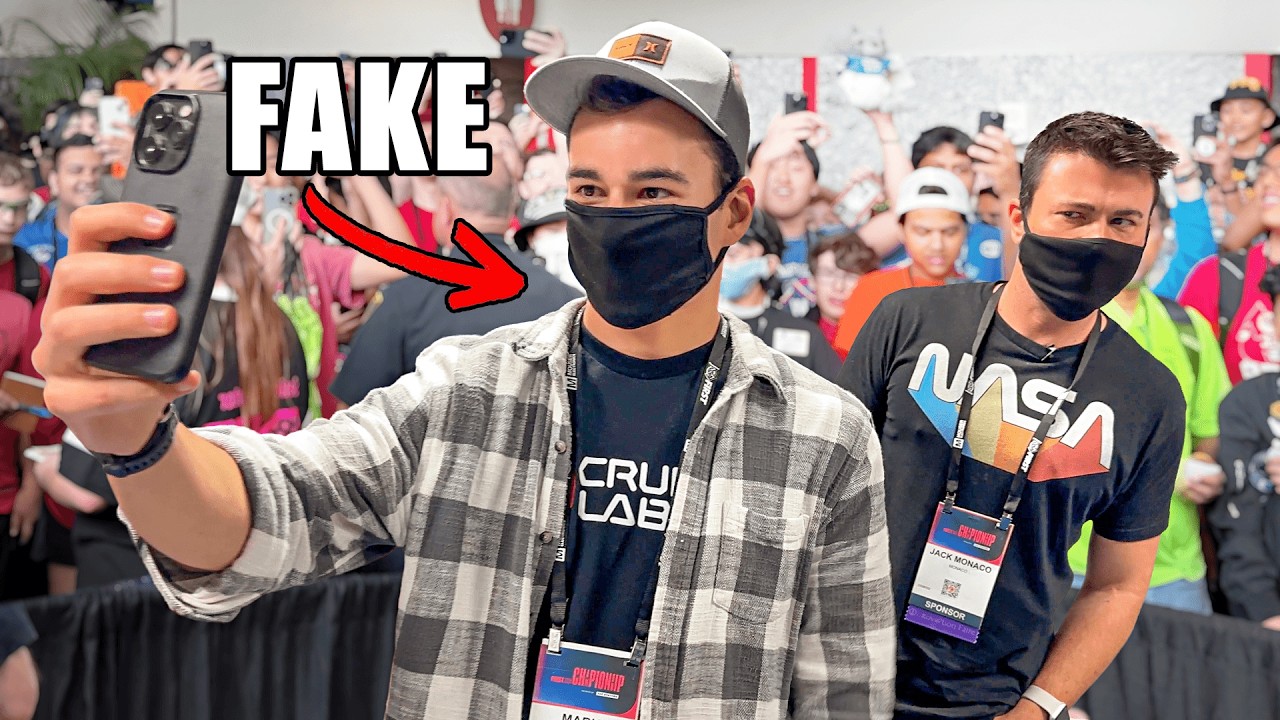 Fake Mark Rober Prank (FIRST Championship) backdrop