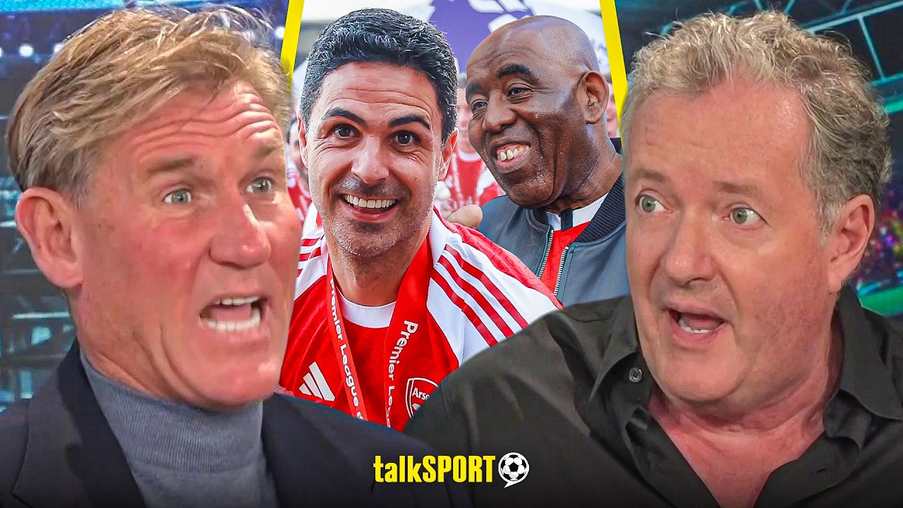 Simon Jordan & Piers Morgan's HEATED CLASH on Arsenal's Title Win, AFTV DIG and Politics in Sport! background