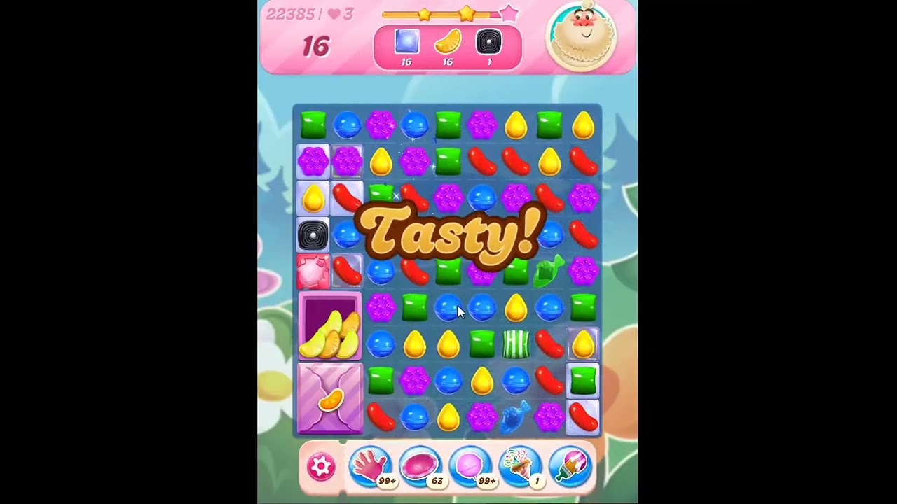 Candy Crush Saga Level 22385 - NO BOOSTERS | SKILLGAMING ✅ background
