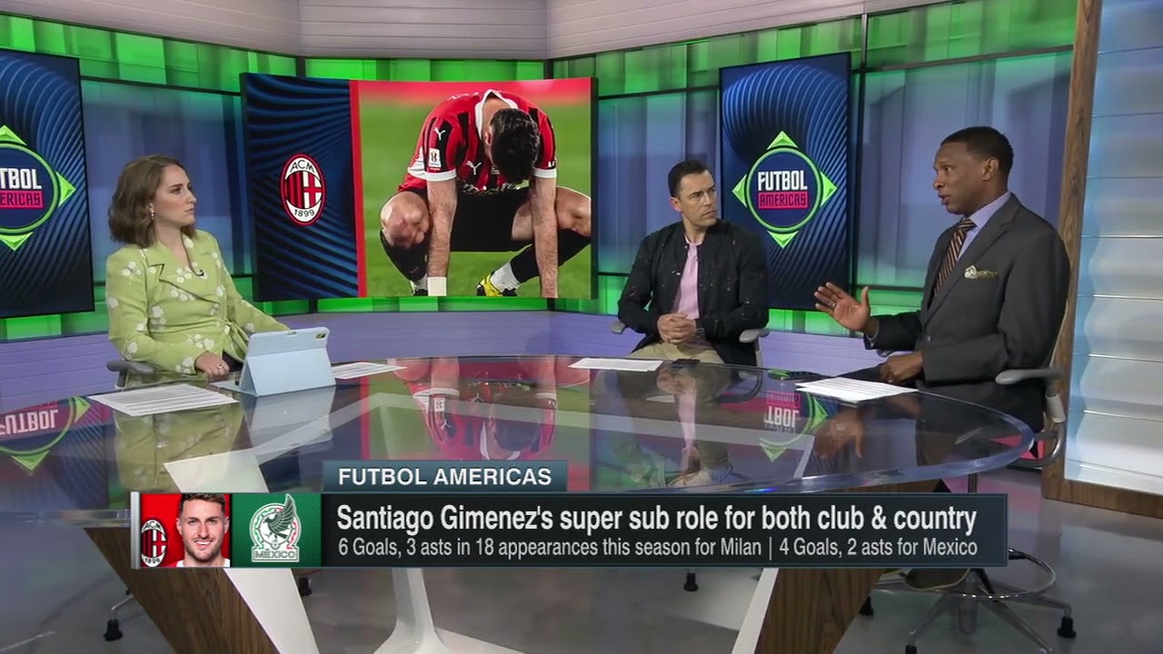 Should Santi Giménez be worried at AC Milan? #futbolamericas backdrop