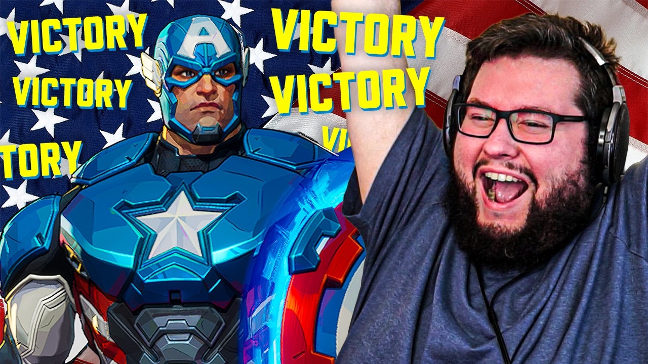 How I Couldn't Lose On Captain America In Marvel Rivals background