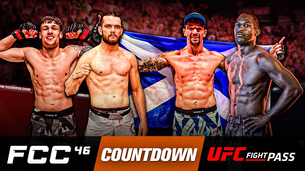 FCC 46 Countdown - Live on @UFC FIGHT PASS Saturday 6th June 7:30pm GMT background