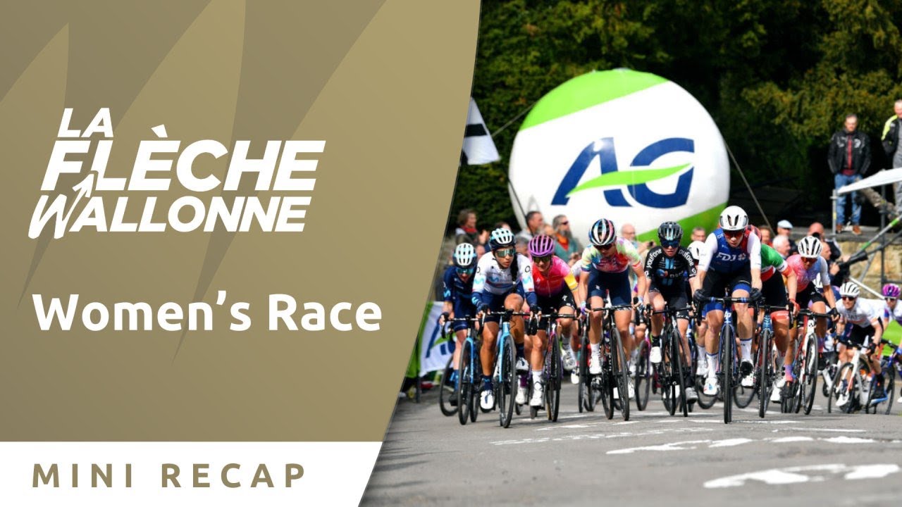 It's Fleche Wallonne, but just the Mur de Huy finish! - Fleche Wallonne Women's 2024 Highlights background