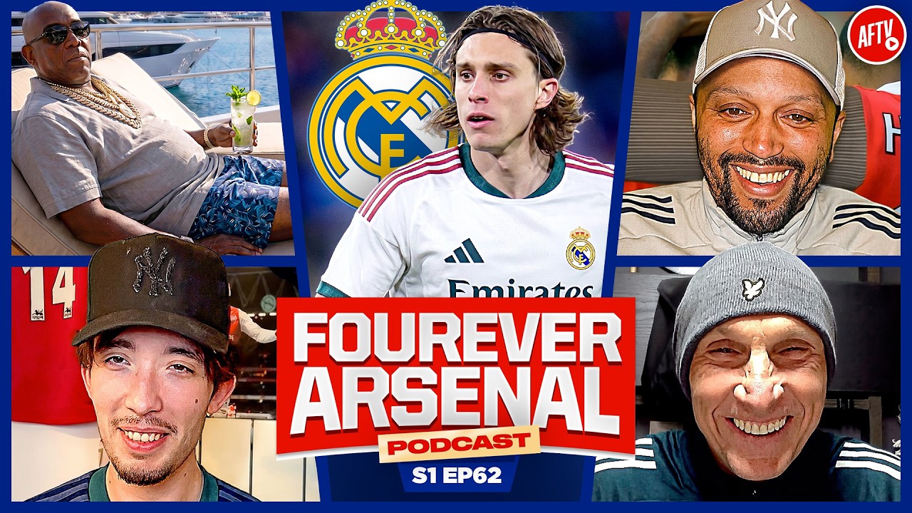 Real Madrid WANT Calafiori & World Cup NEXT! | Fourever Arsenal Podcast backdrop