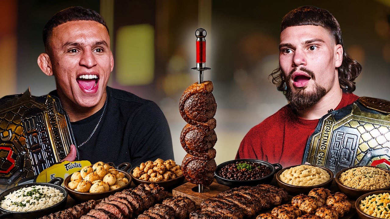 ALL YOU CAN EAT BRAZILIAN BBQ | Fighters vs. Food with Cage Warriors Champs 2026-06-04 21:04 backdrop