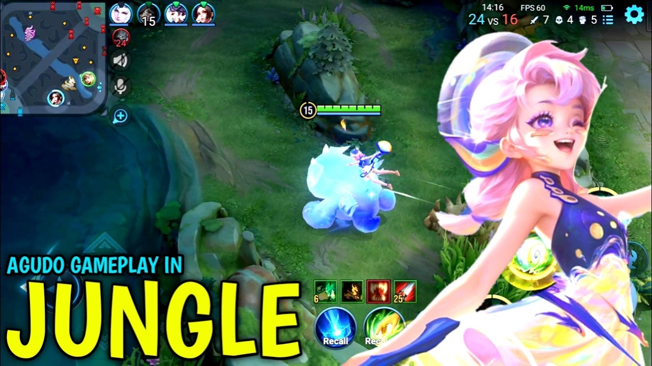Honor Of Kings : Agudo Gameplay In Jungle | Best Build Agudo Jungle - HOK backdrop