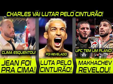 LUTA CONFIRMADA! 🚨CHARLES VAI LUTAR PELO CINTURÃO! POATAN E GANE TROCAM FARPAS! J.SILVA COBRA MELK backdrop