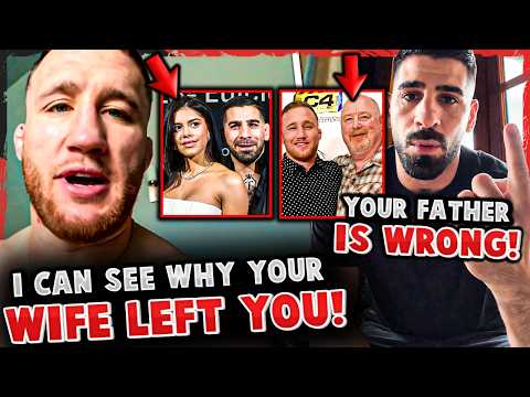 OH S***! Justin Gaethje SNAPS on Ilia Topuria & BRINGS UP EX-WIFE! Ilia FIRES BACK at JUSTINS DAD! backdrop