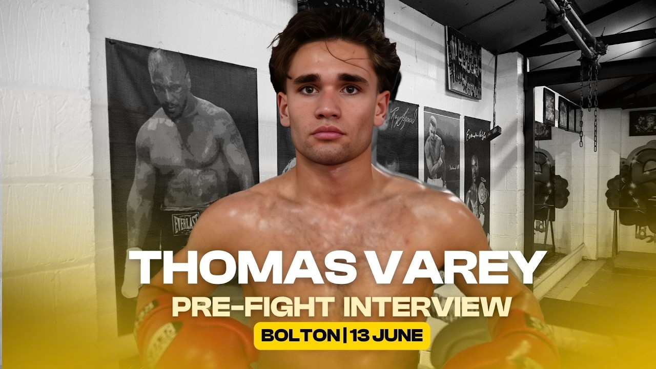 Top prospect 12-0 pro Thomas Varey gets his 1st chance to fight for a title, in Bolton on June 13th backdrop