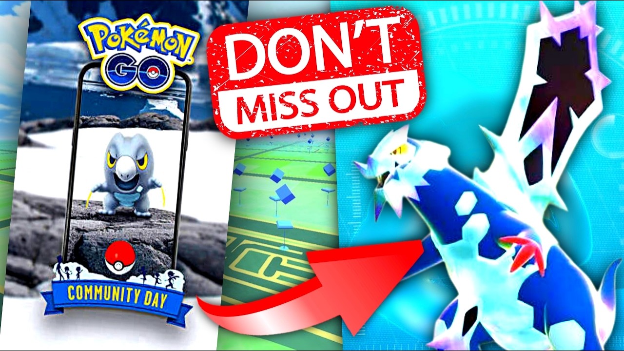 *BAXCALIBUR WILL NOW BE TOP RANKED DRAGON W/ MEGA & 150 FREE MIXED POKEBALLS* Pokemon GO news backdrop