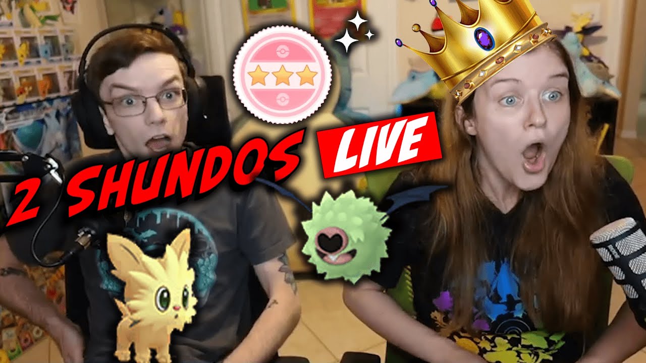 TWO SHUNDOS live! Highlights of the rarest shinies in POKEMON GO! backdrop