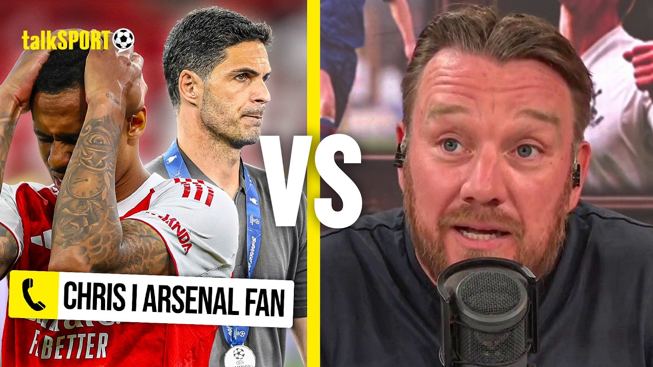 "Why are you getting RATTLED?" Jamie O'Hara TEASES Arsenal fan for not being a 'Big Club'! backdrop