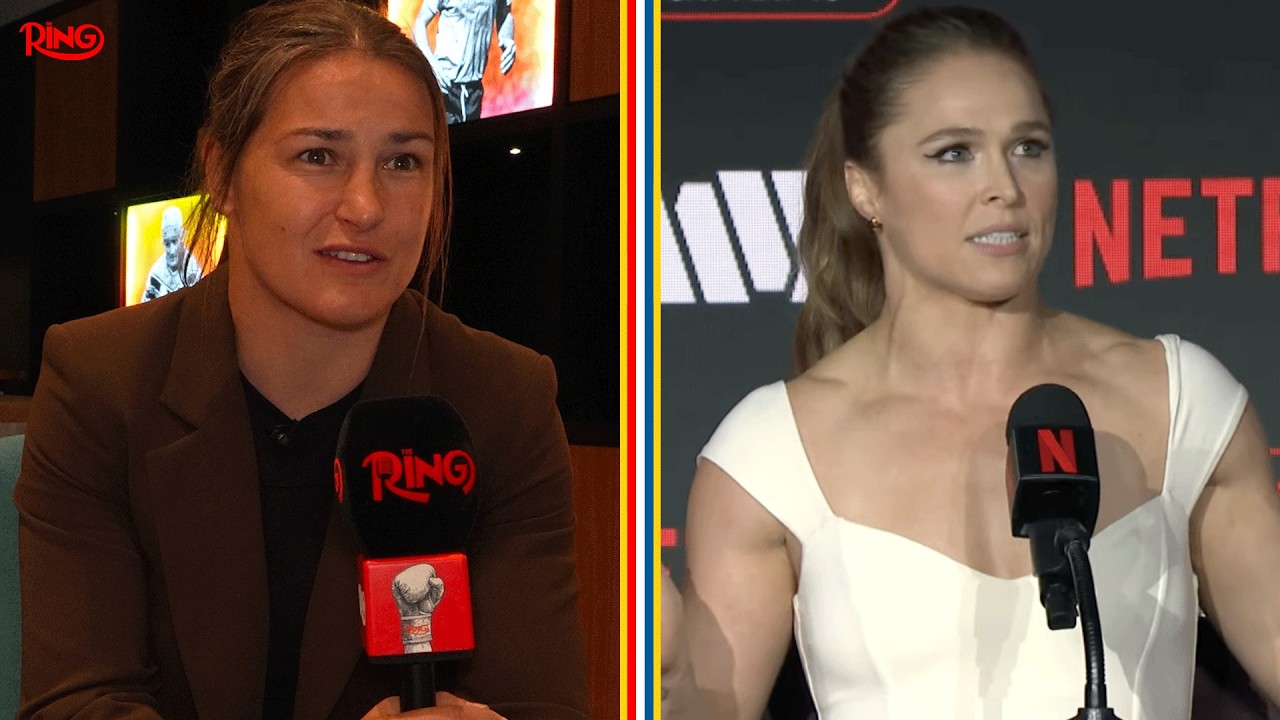 CROKE PARK CONFIRMED! Katie Taylor EMOTIONAL REACTION To Retirement Fight & Ronda Rousey Rumours backdrop