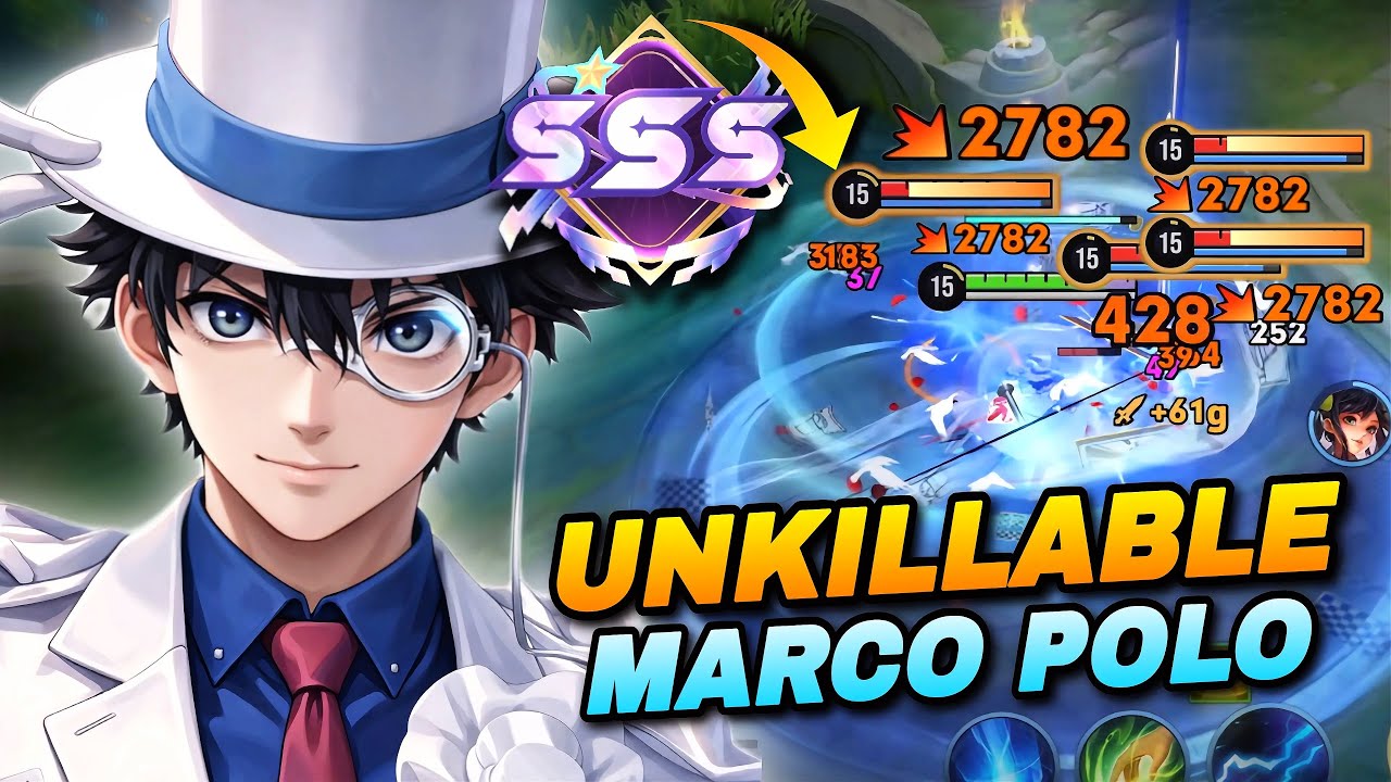 TOP 1 ASIA MARCO POLO IS UNKILLABLE WITH THIS BROKEN SEMI TANK BUILD IN RANK! | HONOR OF KINGS backdrop