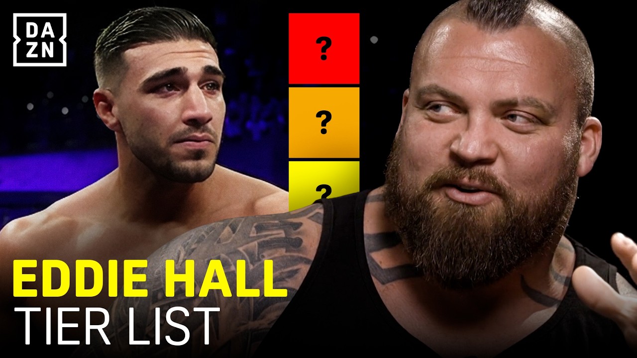 "Let's F***ing Go!" Eddie Hall TEARS APART rivals in controversial fighter rankings | Tier List backdrop