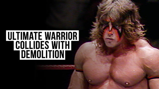 Ultimate Warrior & Strike Force battle Demolition & Mr. Fuji in Boston: From the WWE Vault