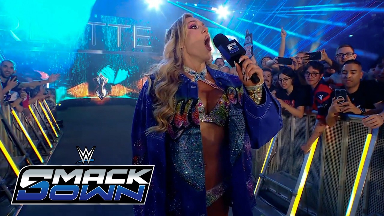 Charlotte Flair Entrance: WWE SmackDown in Bologna, Italy, June 5, 2026 backdrop