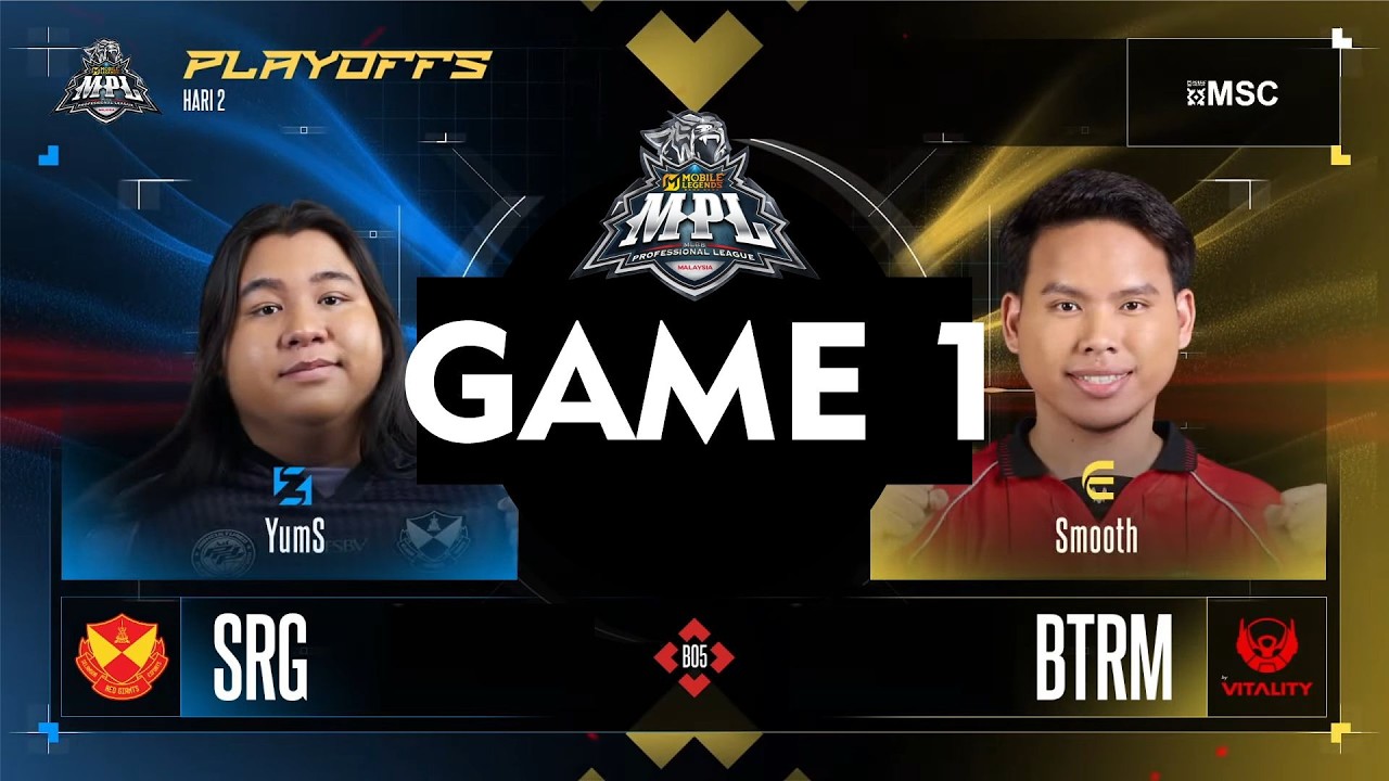 SRG vs BTRM GAME 1 MPL MY S17 PLAYOFFS | Bigetron MY vs Selangor Red Giants