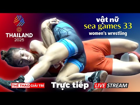 🔴🤼 18/12 VẬT NỮ HAY NHẤT SEA Games 33 Women's Wrestling #seagames33 #thailand2025 #womenwrestling backdrop