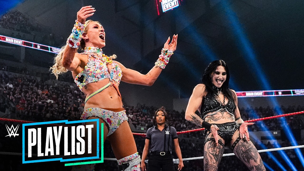 Rhea Ripley & Charlotte Flair become frenemies: WWE Playlist backdrop