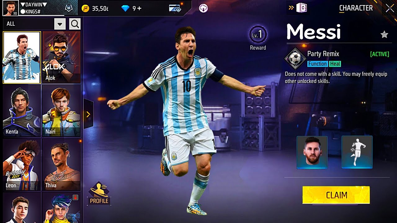 MESSI CHARACTER 😱 WORLD CUP 2026 🎁 FREE REWARDS 🔥 FREE FIRE