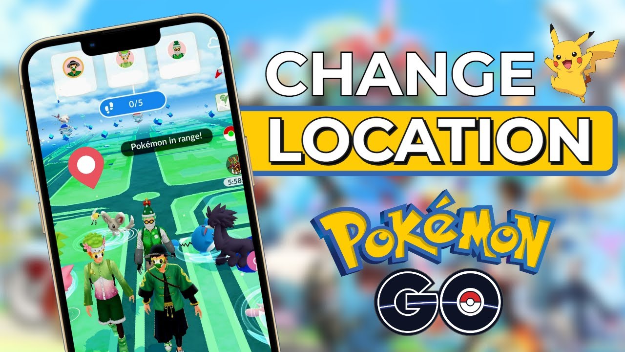 How to Change Your Location on Pokemon Go 2025 | iOS & Android | No Computer background