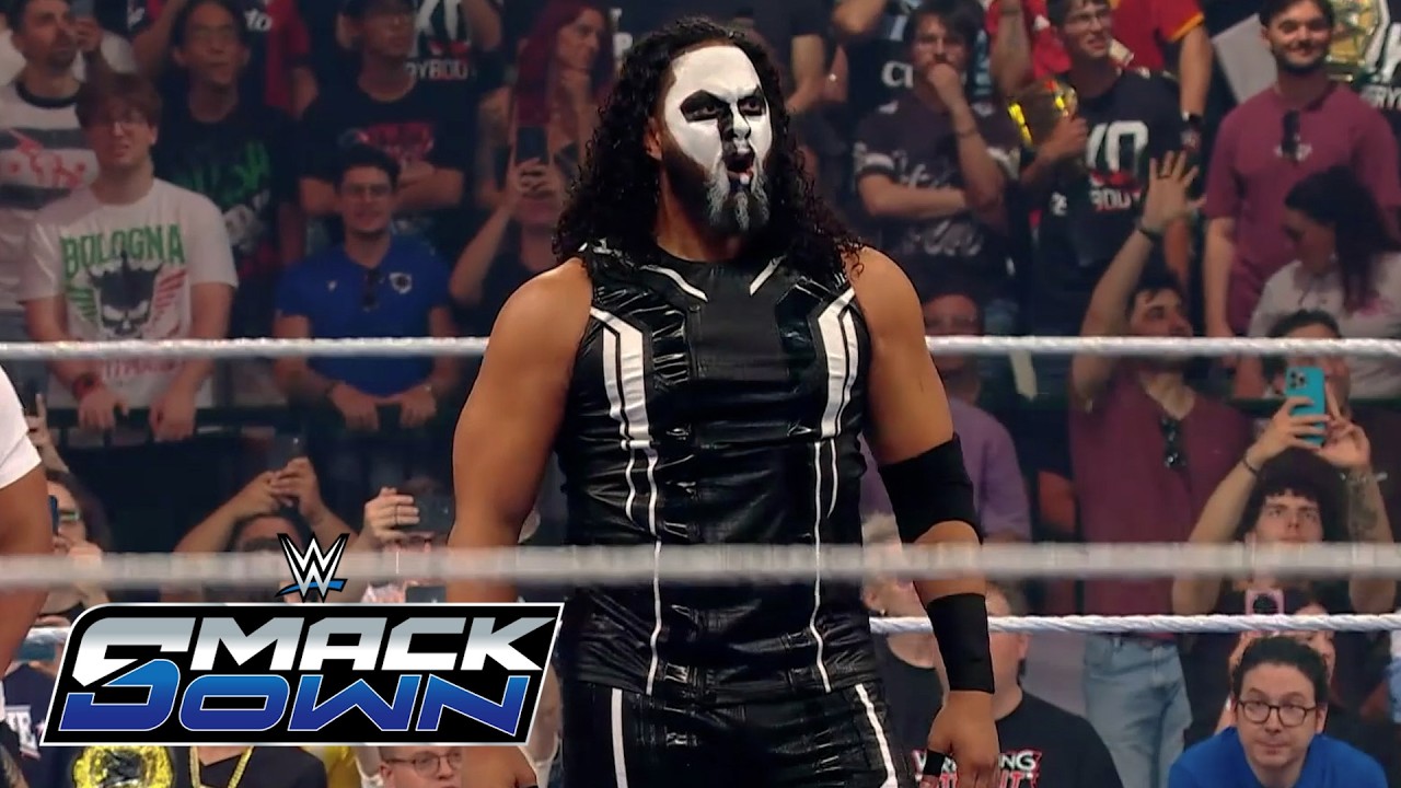 Talla Tonga (With Solo Sikoa & Tama Tonga) Entrance: WWE SmackDown in Bologna, Italy, June 5, 2026 backdrop