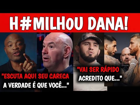 đ¨Anderson Silva RESPONDE E DET0NA Dana| Makhachev FAZ PREVISĂO para Topuria x Gaethje| NOTĂCIAS UFC backdrop