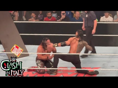 Roman Reigns vs Jacob Fatu TRIBAL COMBAT FULL MATCH - WWE Clash in Italy 5/31/2026 backdrop