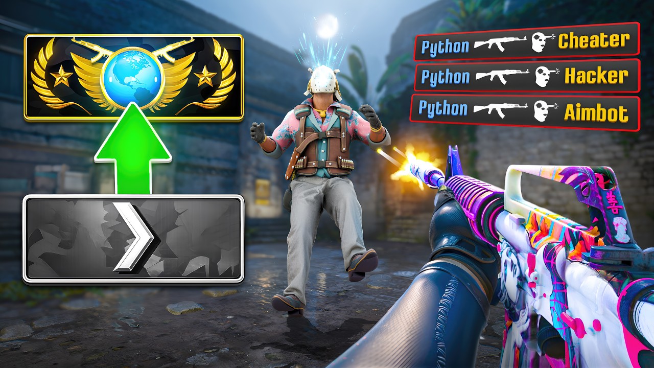 Solo Qing to Global in CS2...