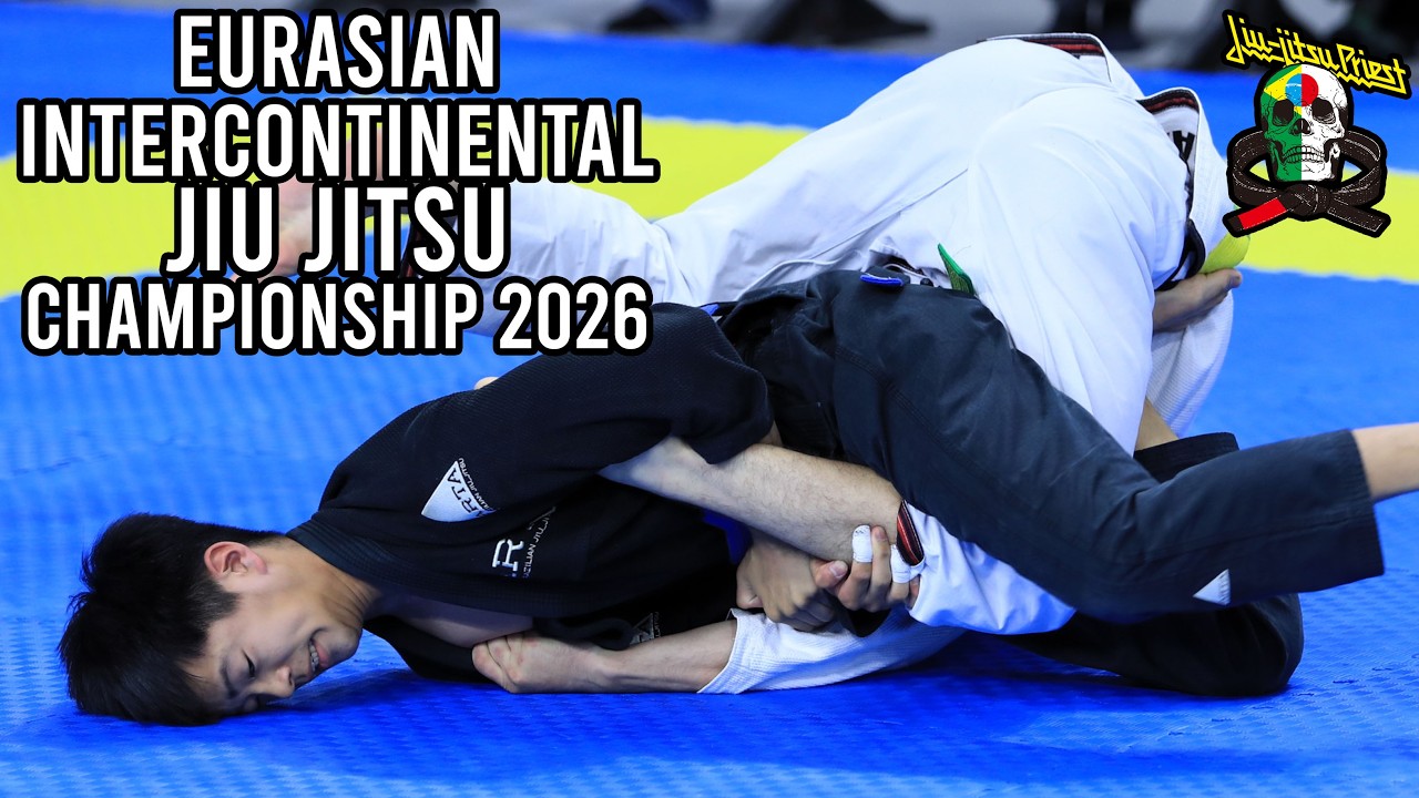 【FULL FIGHT】カウエ・ナラ vs 岩澤新 / ASJJF EURASIAN INTERCONTINENTAL 2026 【ブラジリアン柔術】Kawe Nara Arata Iwasawa backdrop