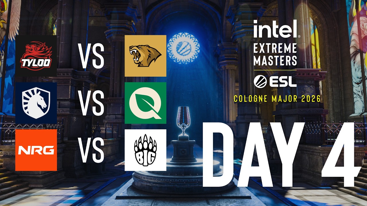 IEM Cologne Major 2026 Day 4 Full show backdrop