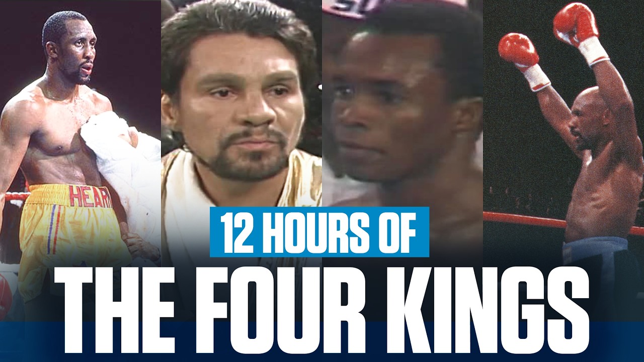 12 Hours Of The Four Kings | Leonard, Hagler, Hearns & Duran backdrop