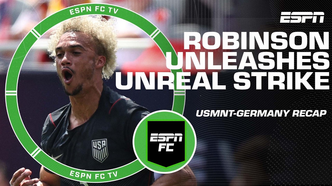 USMNT vs. Germany β½ Reacting to Antonee Robinson's UNREAL goal π€ | ESPN FC backdrop
