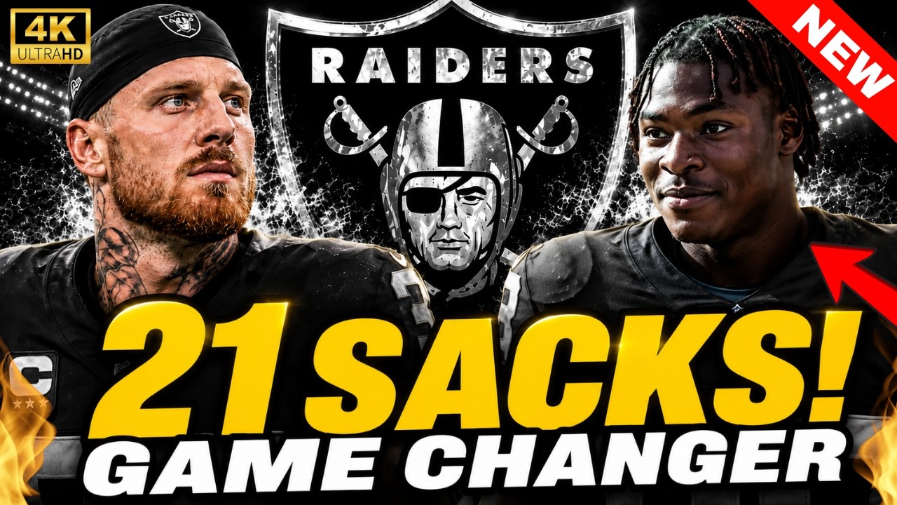 🏴☠️🔥 BEYOND MAXX: Why a 21-Sack Monster is Already Linked to the Silver & Black! Las Vegas Raiders backdrop