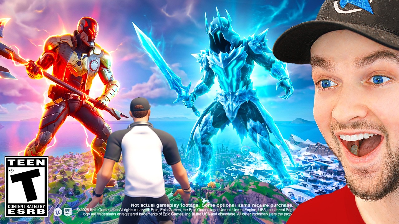 *NEW* Fortnite Shattered FULL LIVE EVENT! (Foundation vs Ice King) backdrop