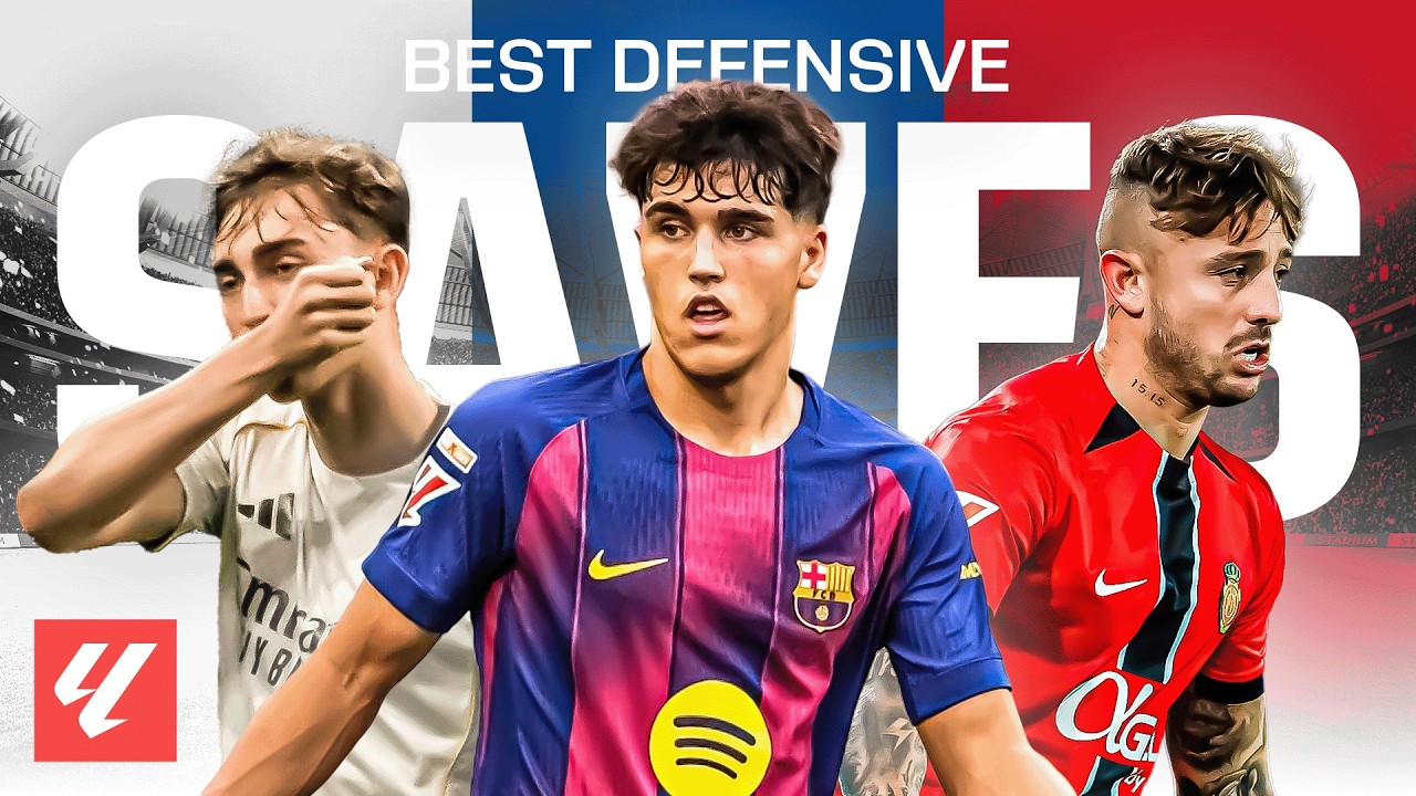 ¡Las MEJORES ACCIONES DEFENSIVAS en LALIGA 2025/26! 🛡️ backdrop