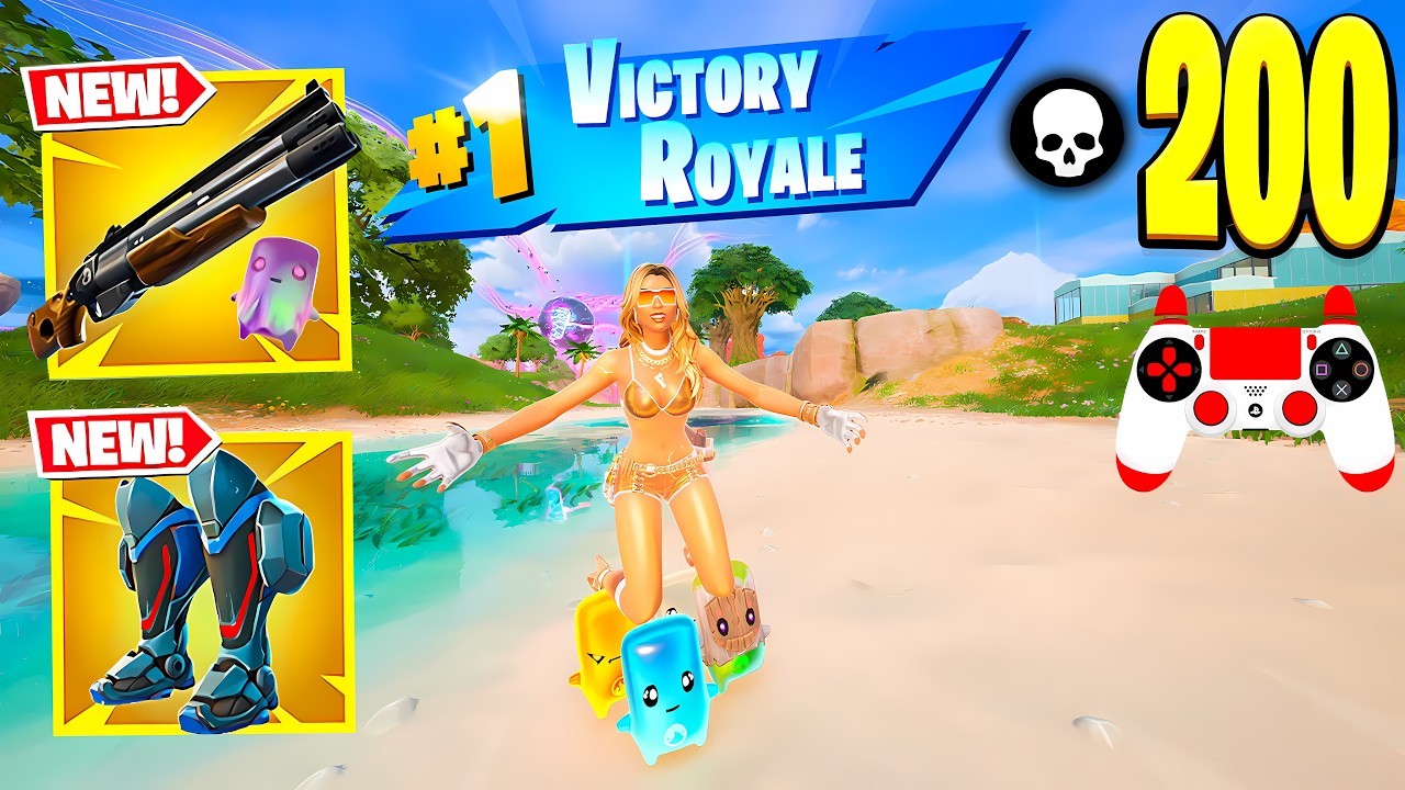 200 Elimination Squads vs Squads RUNNERS – Fortnite Chapter 7 Season 3 New Season! backdrop