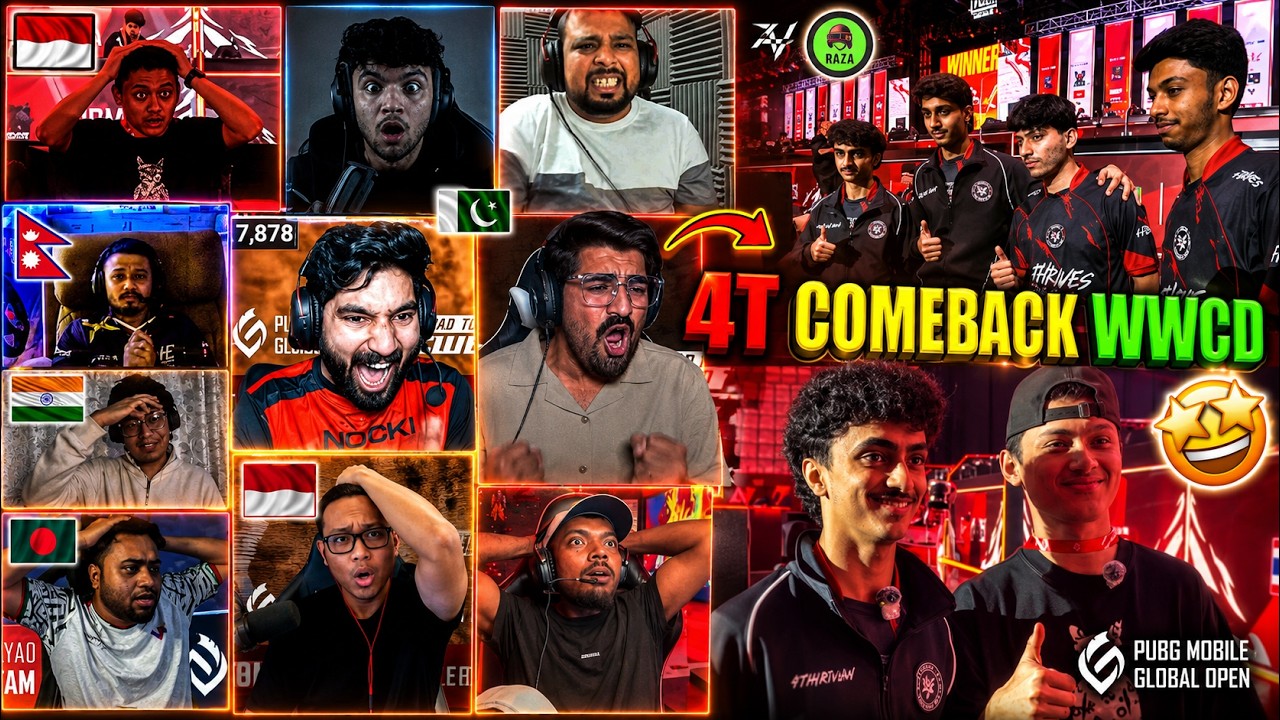 π 4THRIVES COMEBACK WWCD π PMGO FINALS STREAMERS REACTION FT. SNAX AYOGI 3WOLF BLADE backdrop
