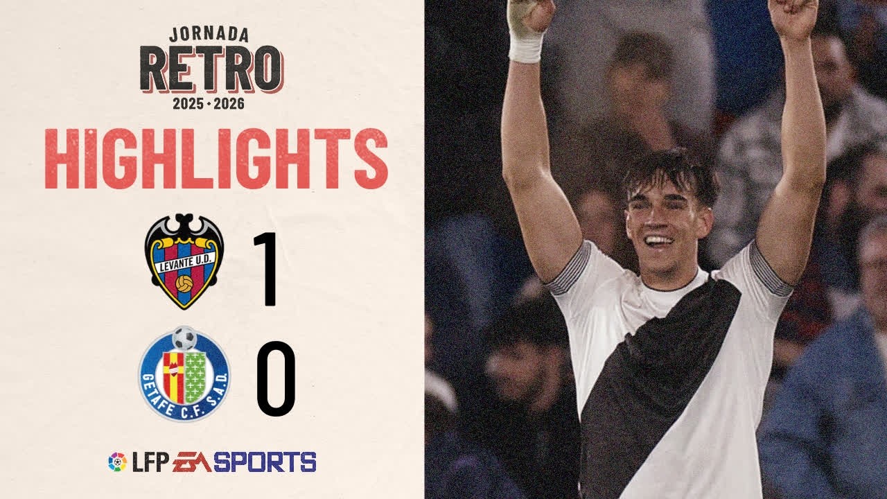 LEVANTE UD 1 - 0 GETAFE CF | RESUMEN LALIGA EA SPORTS backdrop