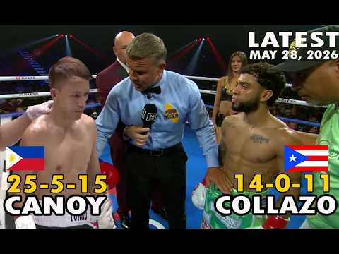 MAY 28, 2026 | JOEY CANOY VS OSCAR COLLAZO HIGHLIGHTS | WBA, WBO AND THE RING BELT NAKARESBAK RIN