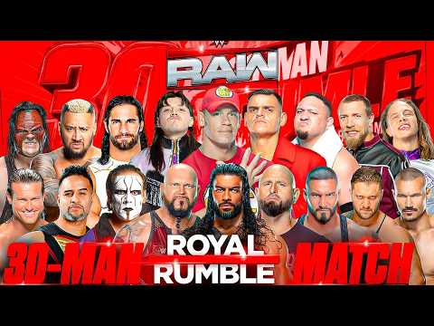 WWE 2K26 RAW Royal Rumble Match - Ultimate Mode Simulation! backdrop