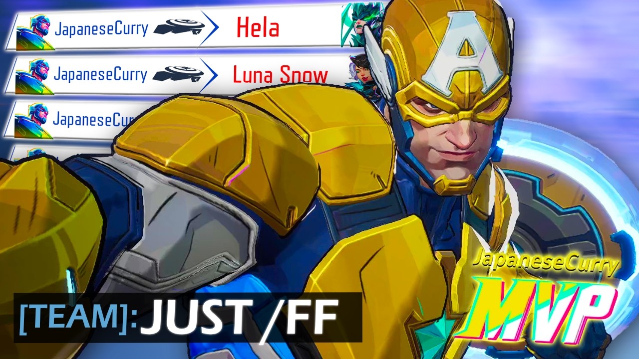My Team Wanted to FF... So I CARRIED as CAPTAIN AMERICA | Marvel Rivals backdrop