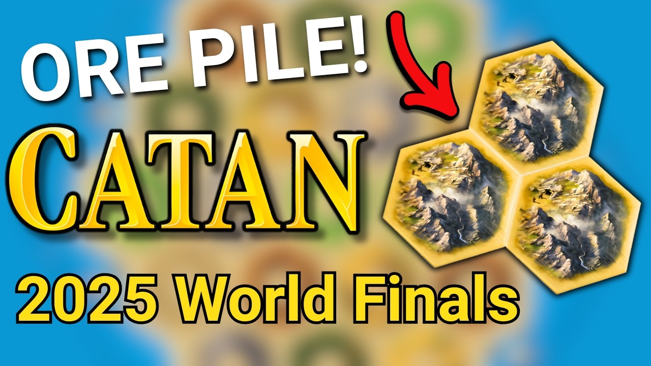 INSANE ORE PILE - Catan World Championship 2025 Finals Analysis backdrop