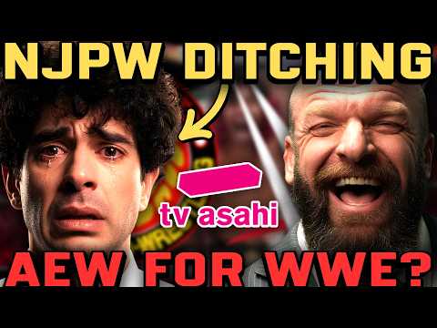 NJPW DITCHING AEW For WWE After Massive Sale To TV Asahi & CyberAgent?!
