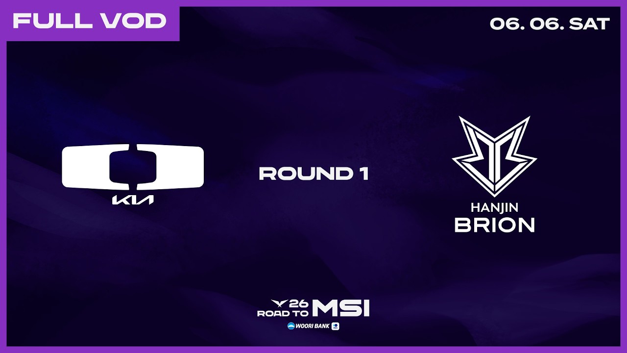 DK vs BRO | 2026 LCK Road to MSI: Round 1 backdrop