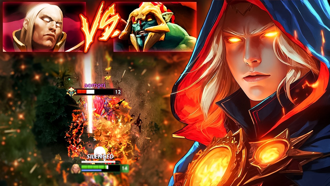 900GPM & 1400XPM!! Invoker Epic Game vs Huskar Mid | Dota 2 Invoker backdrop