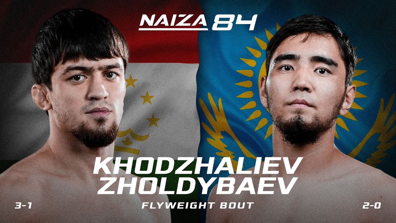 ТАДЖИКСКИЙ ЛЕВ ВЫРУБИЛ КАЗАХСКОГО ПРОСПЕКТА! Bezhan Khodzhaliev vs Ergen Zholdybaev backdrop
